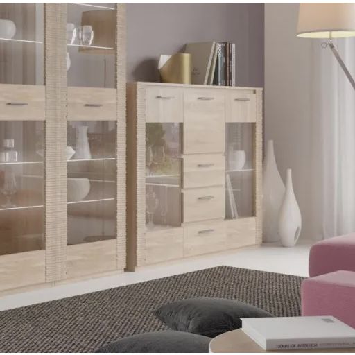 Комод с баром «Элана», бежевый